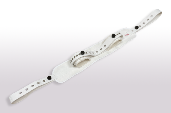 Zesílený rychloupínací pás pro fixaci nohou