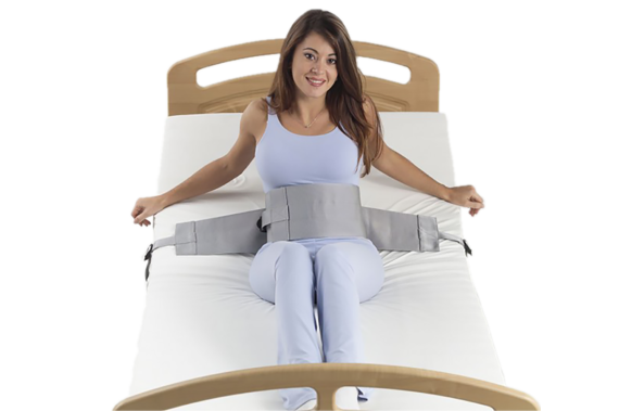 Fixační pás na lůžko se sponou - břišní