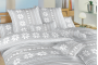 krepové povlečení - sobi šedí