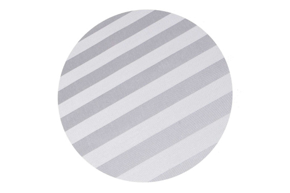 bavlněné povlečení Atlas grádl - šedé pruhy