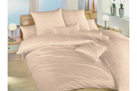 Krepové povlečení - UNI lite béžová