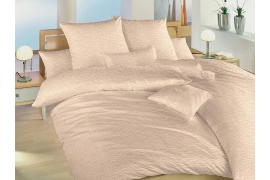 Krepové povlečení - UNI lite béžová