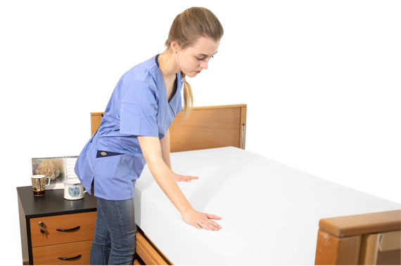 Elastické prostěradlo typu SMART - bílé