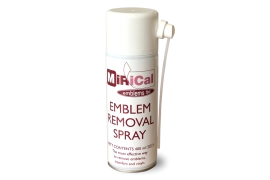 Sprej pro odstraňování zažehlovacích štítků