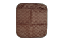 podložka na křesla - hnědá
