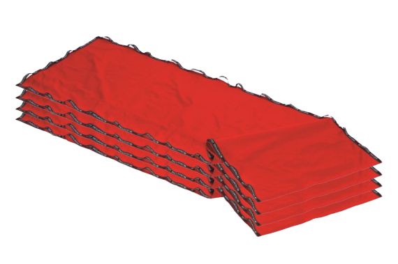 kluzná podložka nepratelná s úchyty - 4 kusy