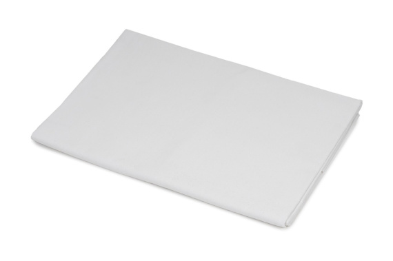 Bílé bavlněné prostěradlo