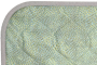 Podložka pod sedadlo 45x45 zeleno-šedá - detail