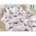 Bavlněné povlečení - Pyramidy pudrové