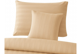 Bavlněné povlečení Atlas grádl - béžové 20 mm