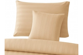Bavlněné povlečení Atlas grádl - béžové 20 mm
