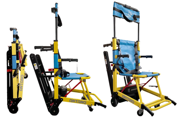 Evakuační křeslo s elektromotorem