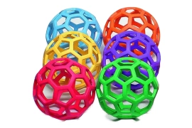 Mřížkový balón pryžový průměr 21 cm