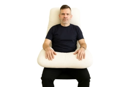 Omyvatelný polohovací polštář, tvar C