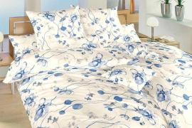 Krepové povlečení - Bloom elegance banán