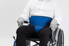 MC - Břišní pás s uchycením v rozkroku na přezky