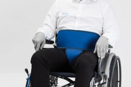 MC - Břišní pás s uchycením v rozkroku na přezky