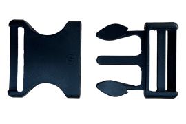 Náhradní spona na pásy černá