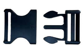 Náhradní spona na pásy černá