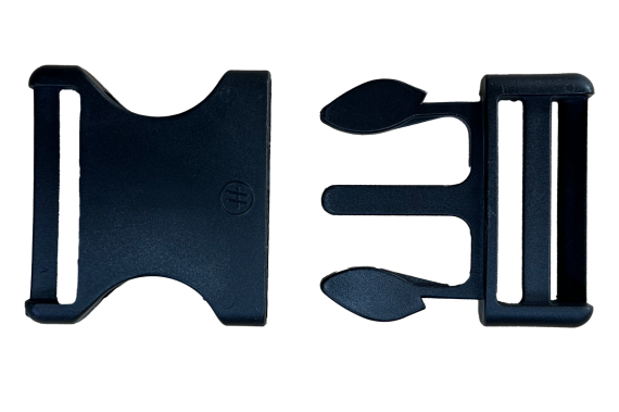 Náhradní spona na pásy černá