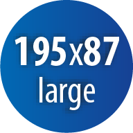 large (195x87 cm)