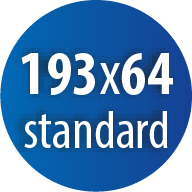 standard 193x64 cm